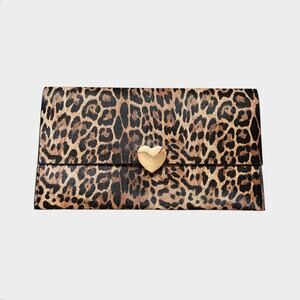 Leopard Print Envelope Hangbag